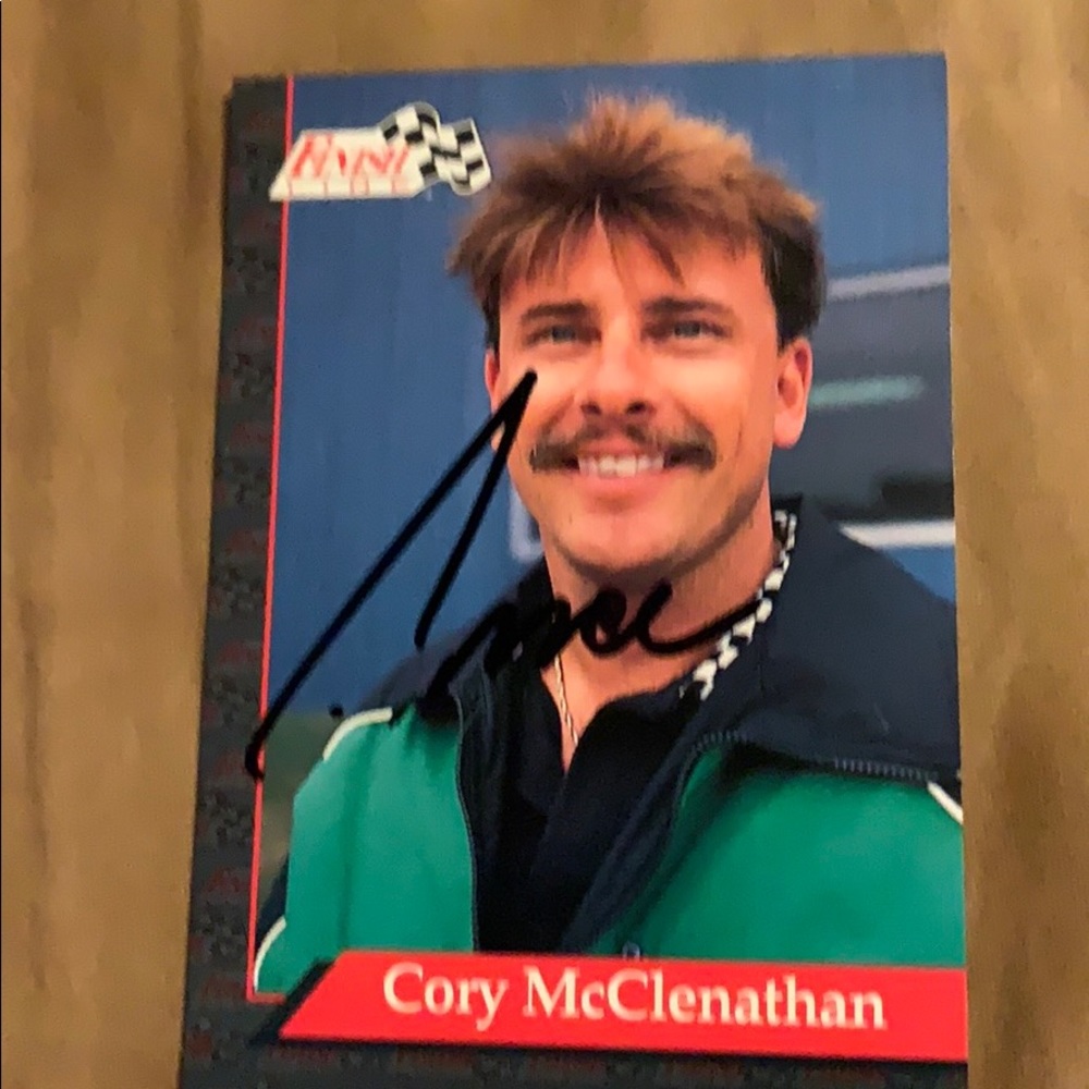 Authentic Corey McClenathan autograph